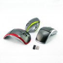 Travelite Wireless Foldable Carbonite Optical Mouse